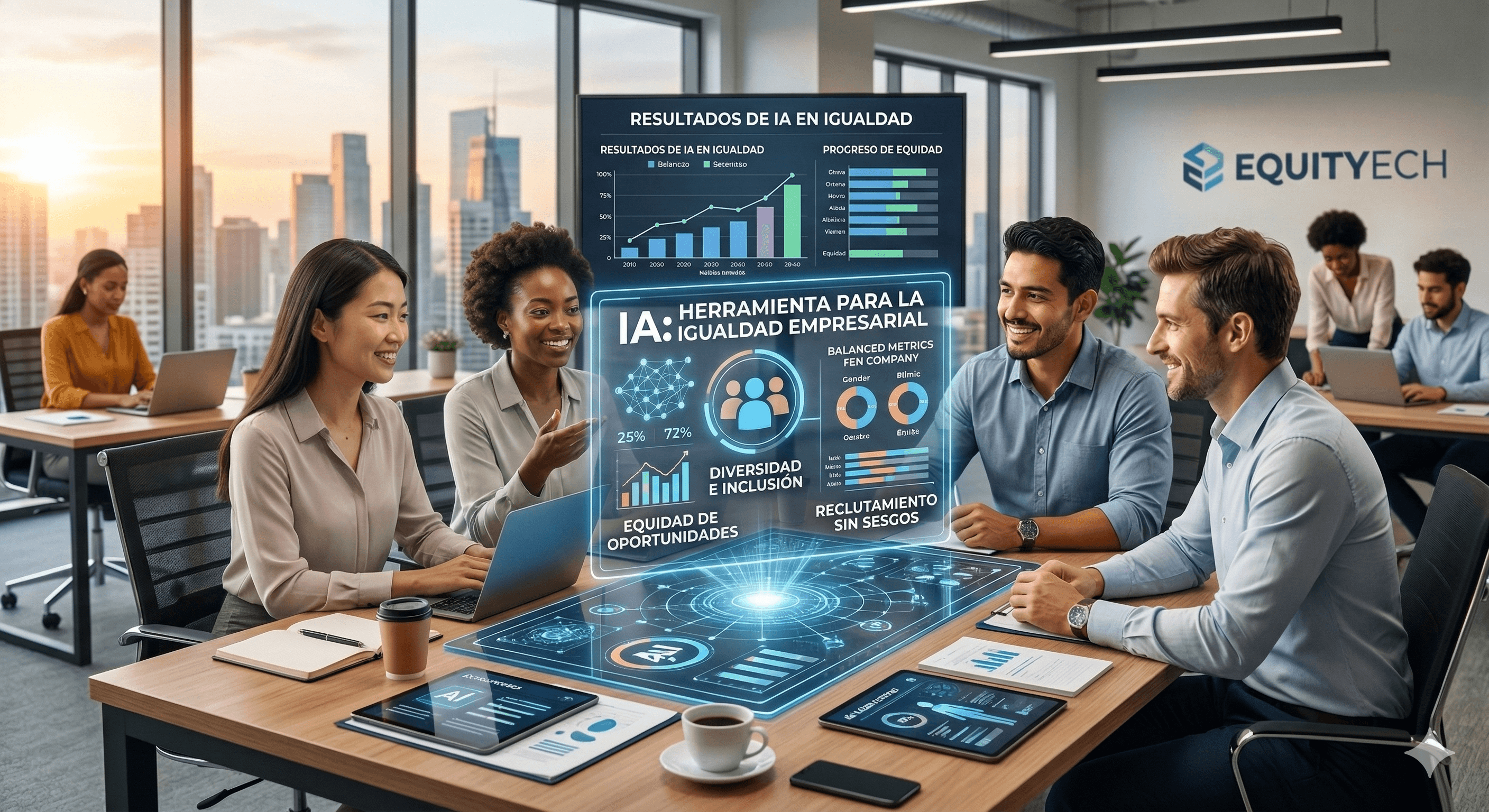 Imagen de portada para IA e igualdad: cómo la tecnología puede ayudar a cerrar brechas en tu empresa