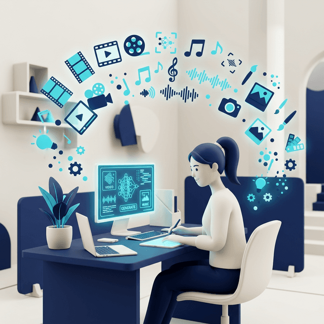 IA para creadores: imagen, vídeo y música